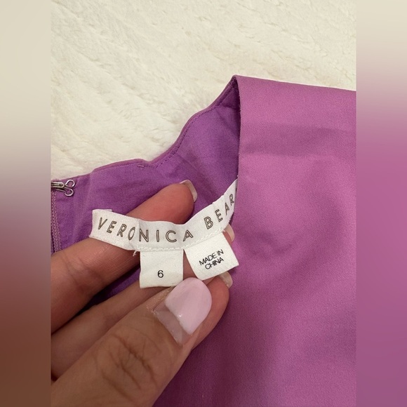 Veronica Beard Iker Cutout Ruffled Cotton-Blend Poplin Mini Dress Size 6 - Picture 11 of 13
